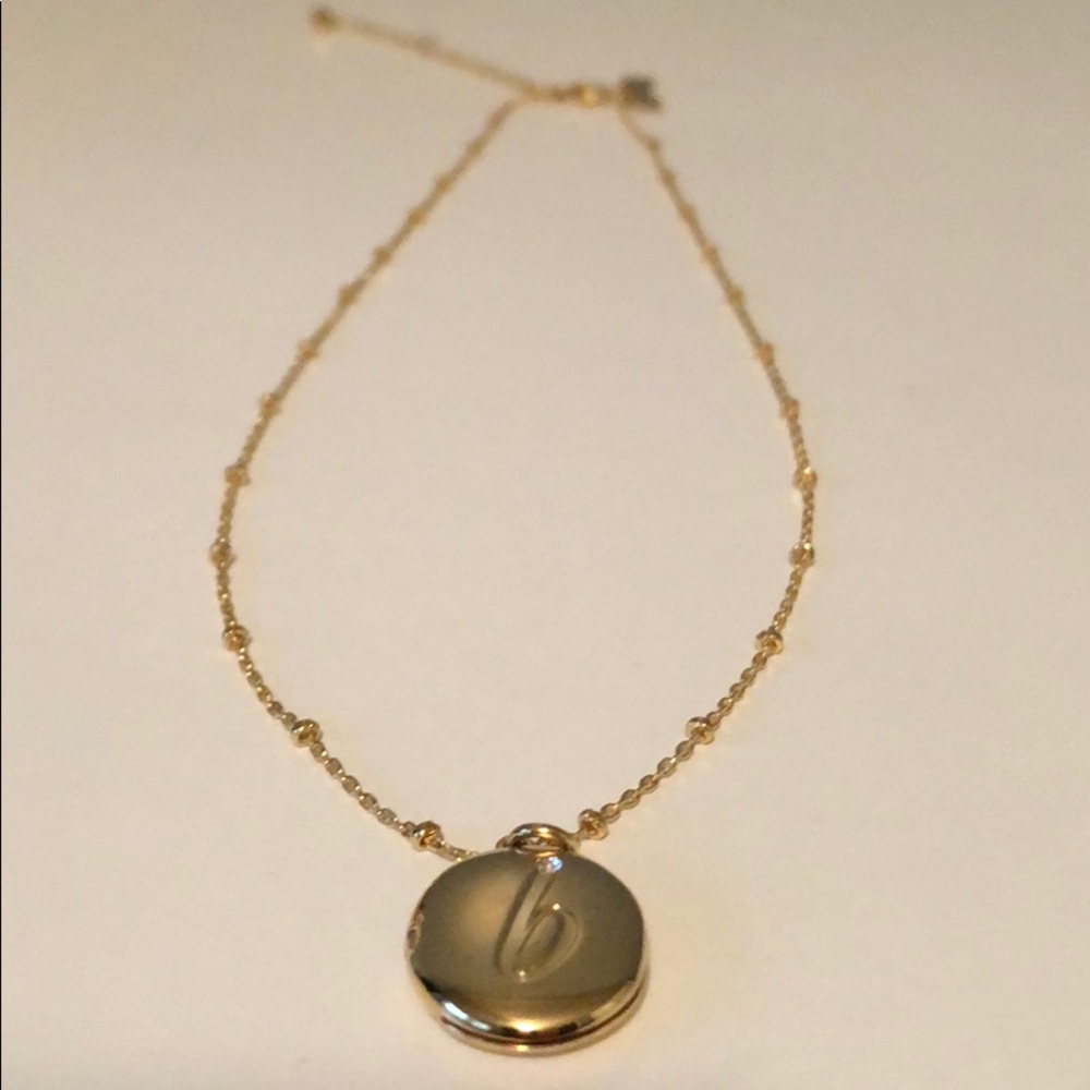 Kate Spade New York initial locket necklace